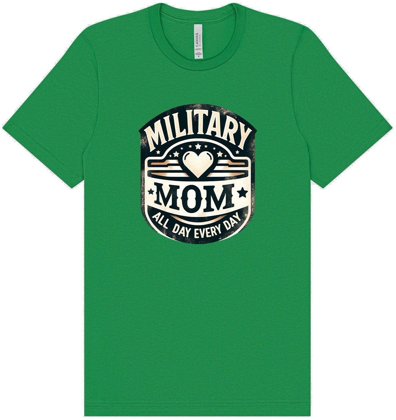 Proud Military Mom Adult Bella Canvas Shirt