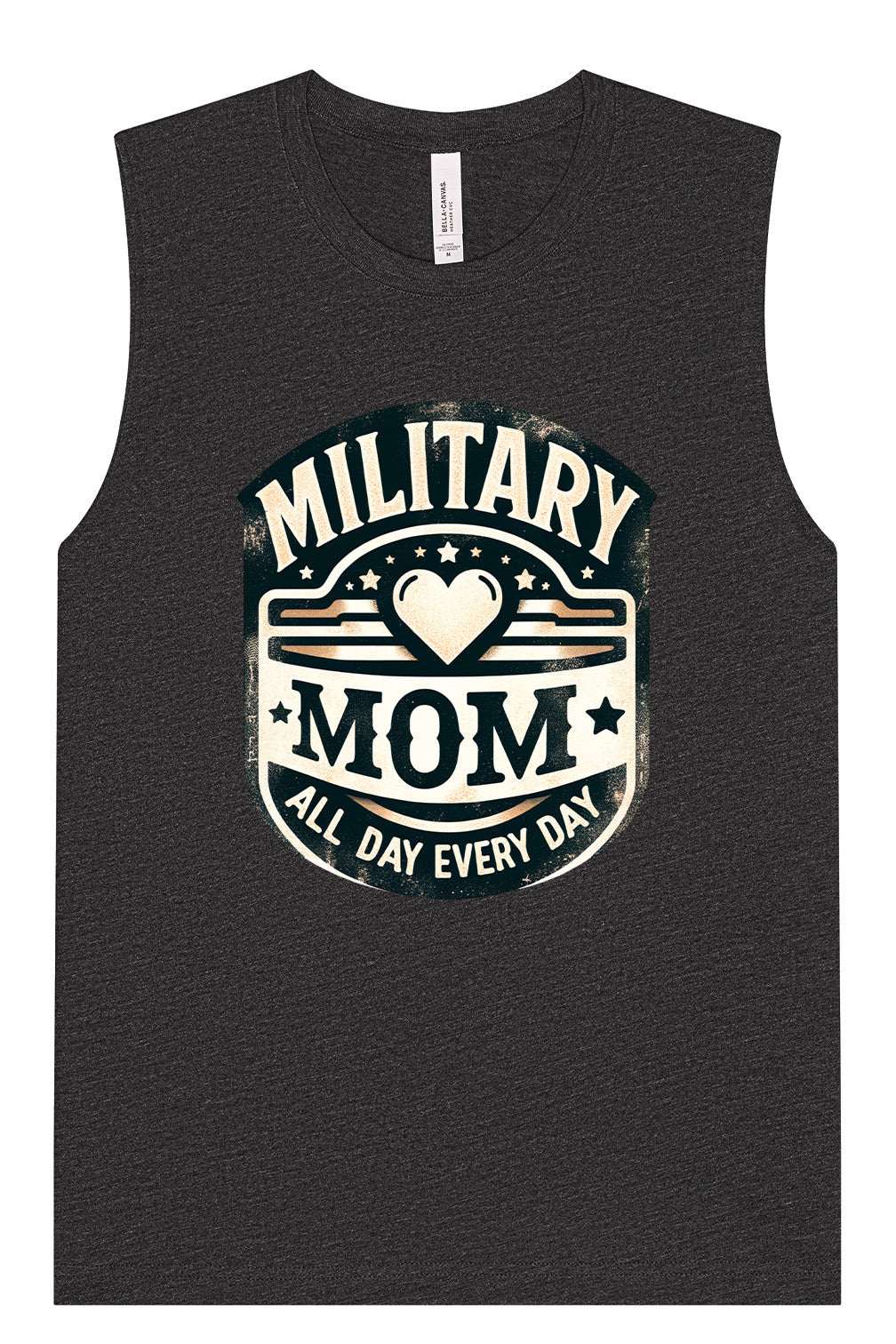 Proud Military Mom Muscle Tank