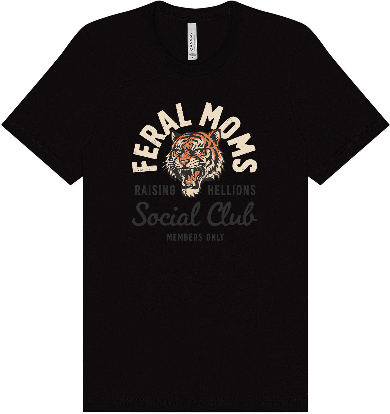 Feral Moms Social Club Adult Bella Canvas Shirt