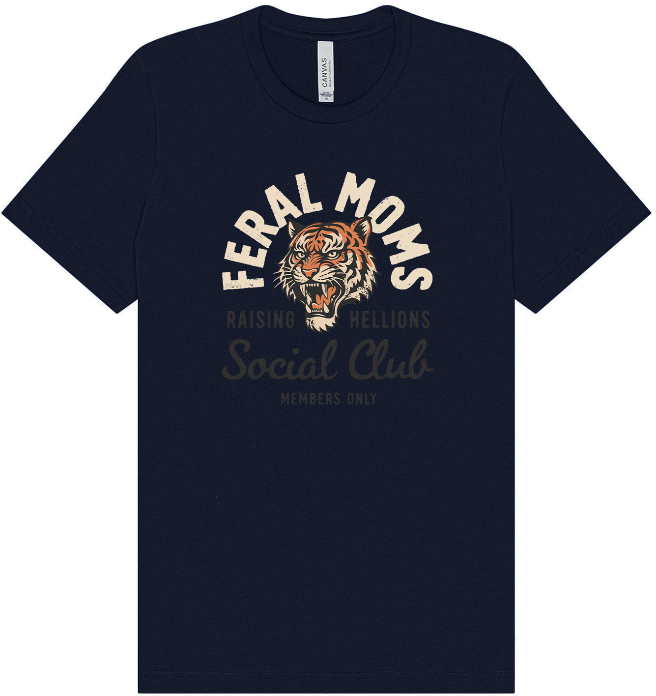 Feral Moms Social Club Adult Bella Canvas Shirt