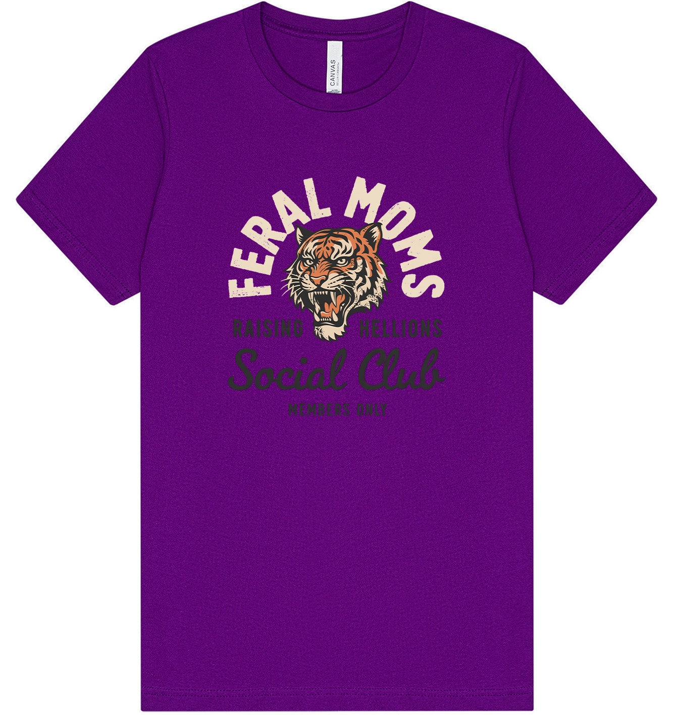 Feral Moms Social Club Adult Bella Canvas Shirt
