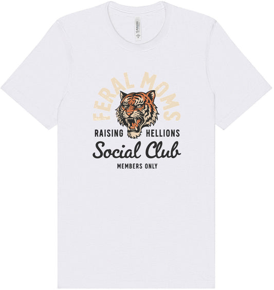Feral Moms Social Club Adult Bella Canvas Shirt
