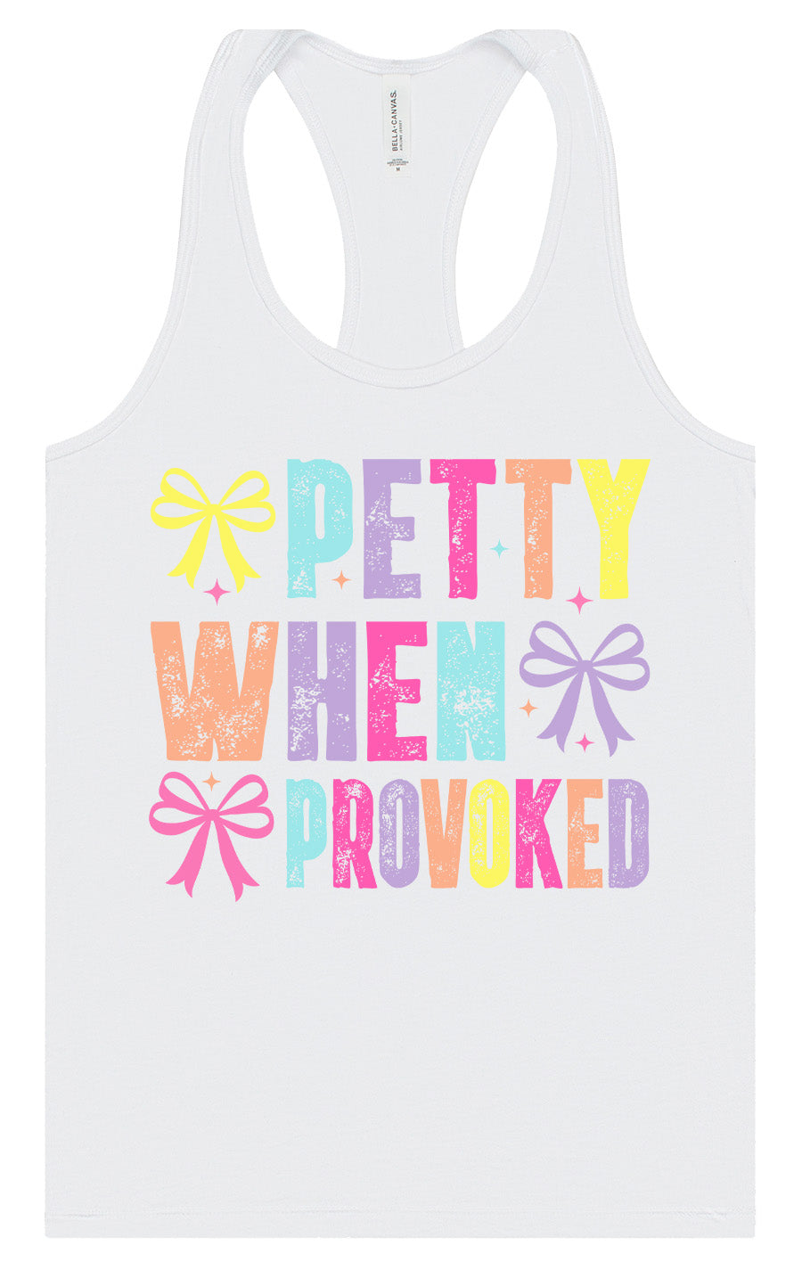 Petty When Provoked Women's Racerback Tank