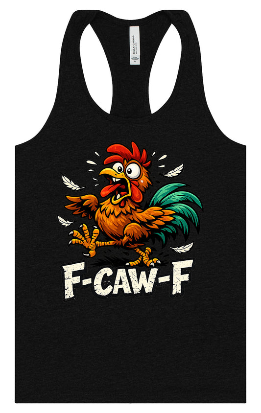 F-caw-f Women's Racerback Tank