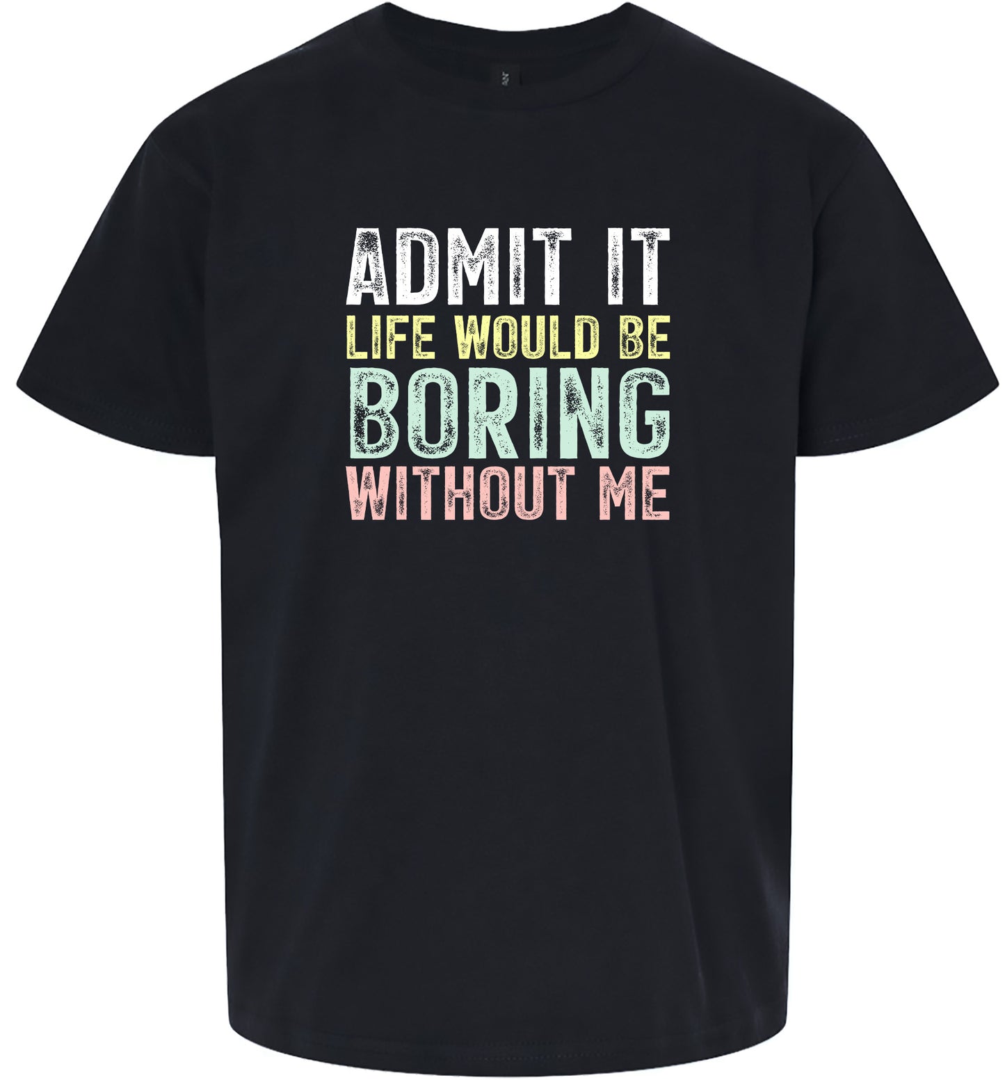 Retro Life Would Be Boring Children's Gildan Soft Shirt