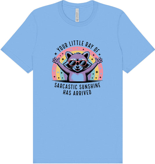 Sarcastic Sunshine Adult Bella Canvas Shirt