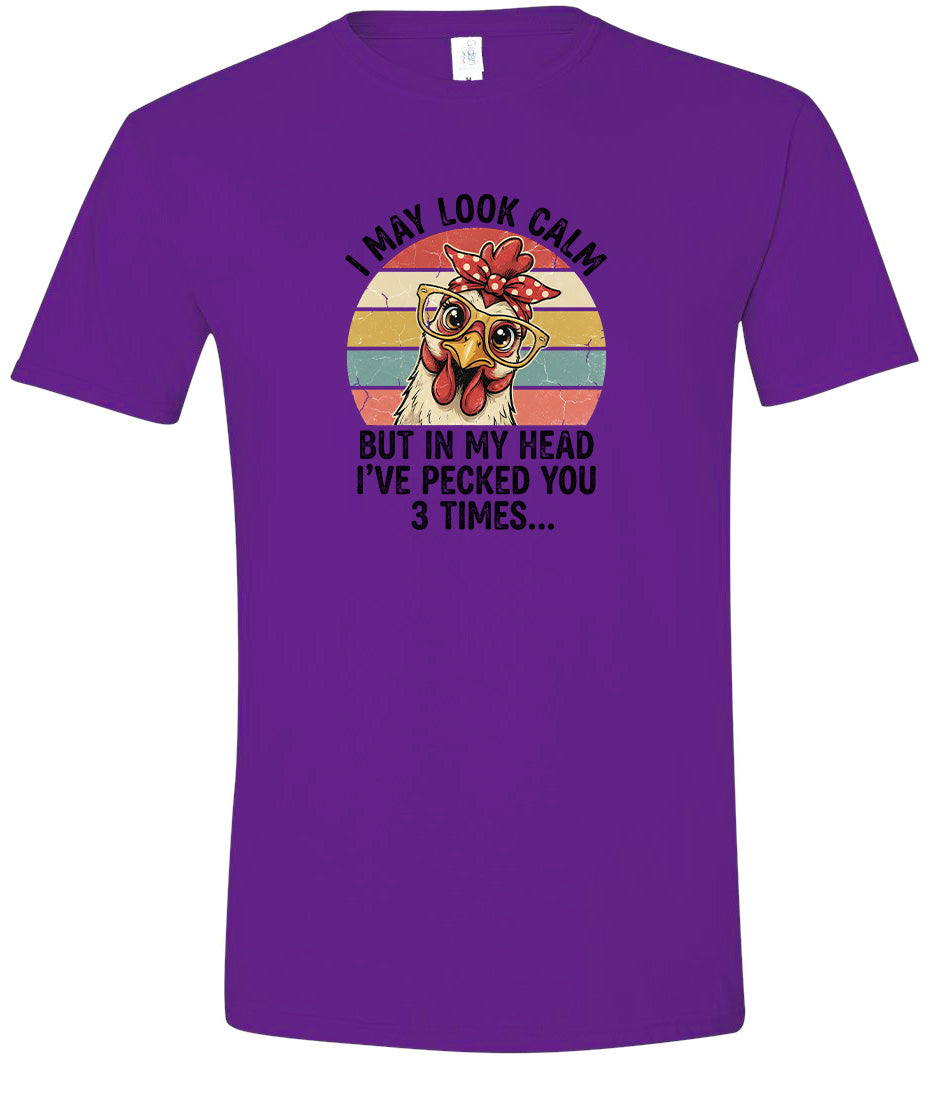 Pecked You in My Head Adult Gildan Soft Shirt