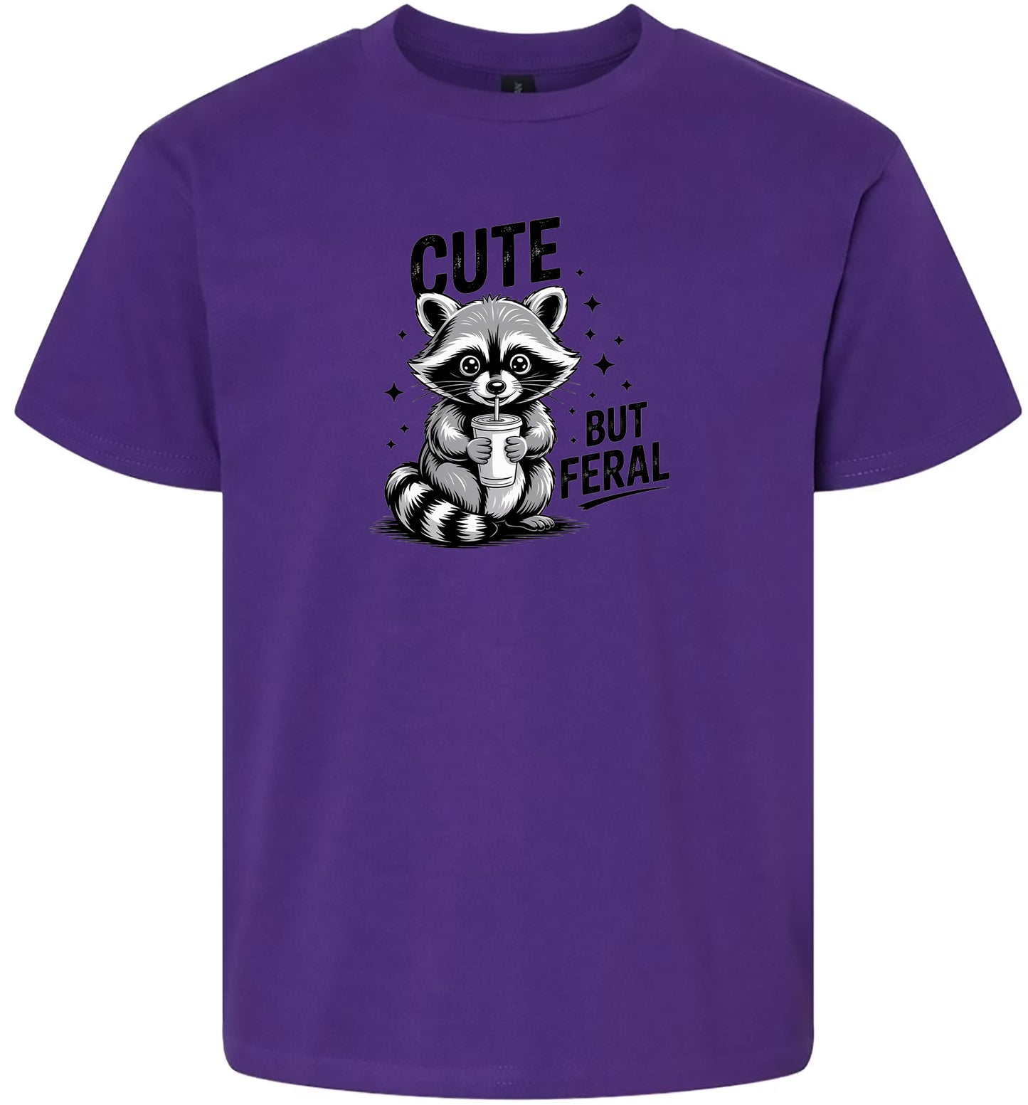 Cute but Feral Children's Gildan Soft Shirt