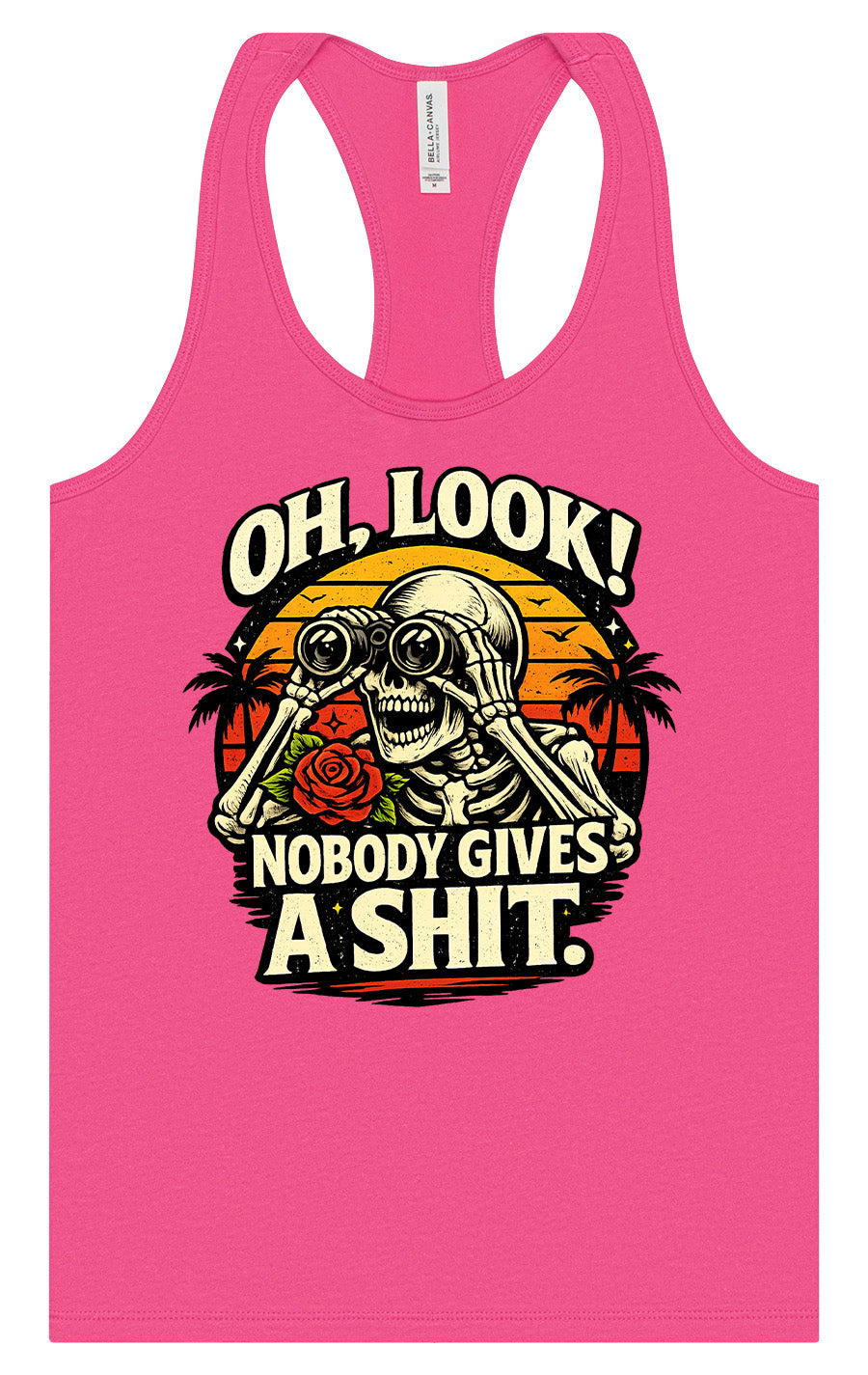 Oh Look! Nobody Gives a Shit! Women's Racerback Tank