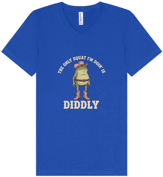 Diddly Squat Unisex V-Neck Shirt