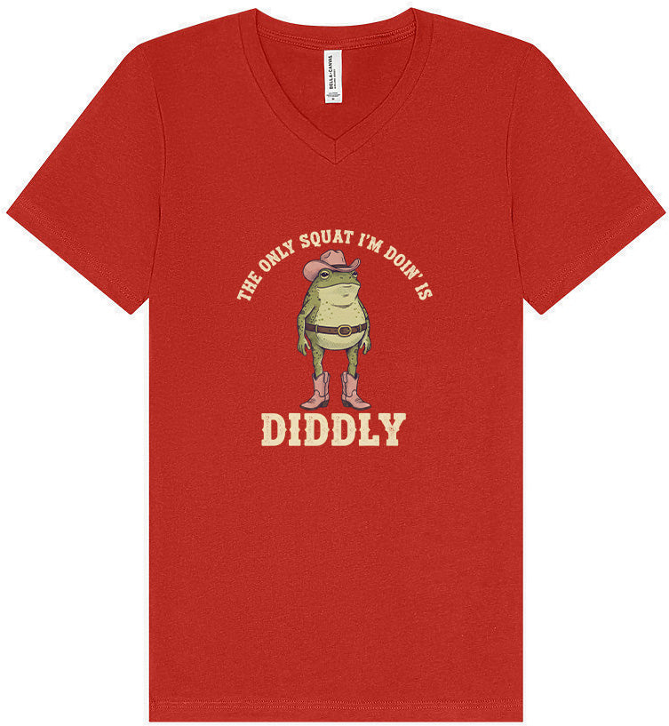 Diddly Squat Unisex V-Neck Shirt