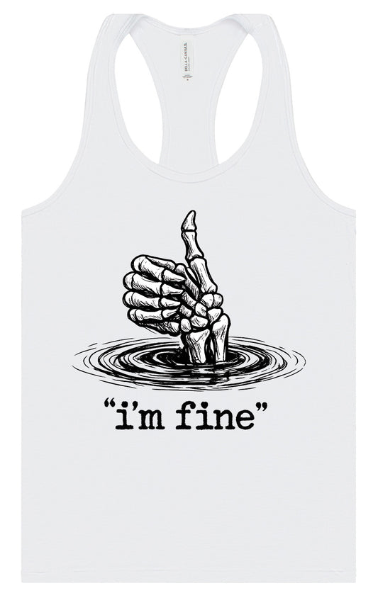 I'm Fine Women's Racerback Tank