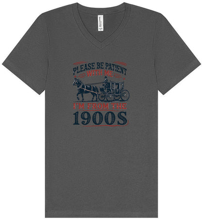 Please Be Patient With Me Unisex V-Neck Shirt
