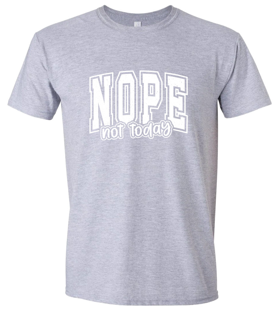 Nope Not Today Children's Gildan Soft Shirt