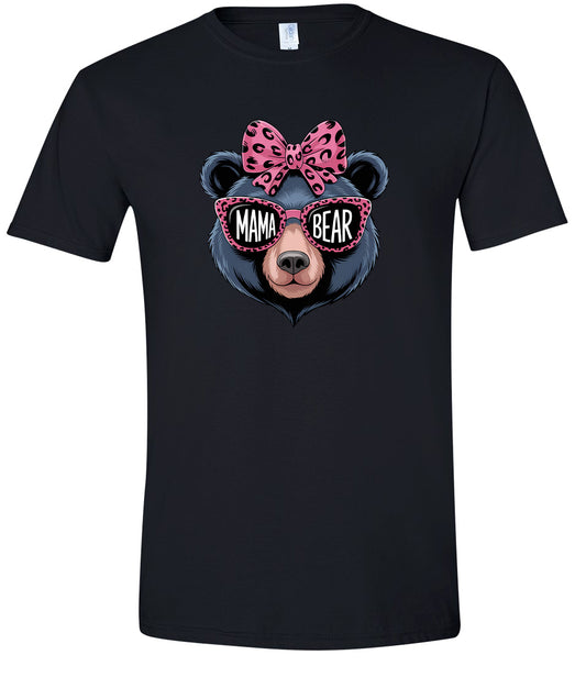 Stylish Mama Bear Adult Gildan Soft Shirt