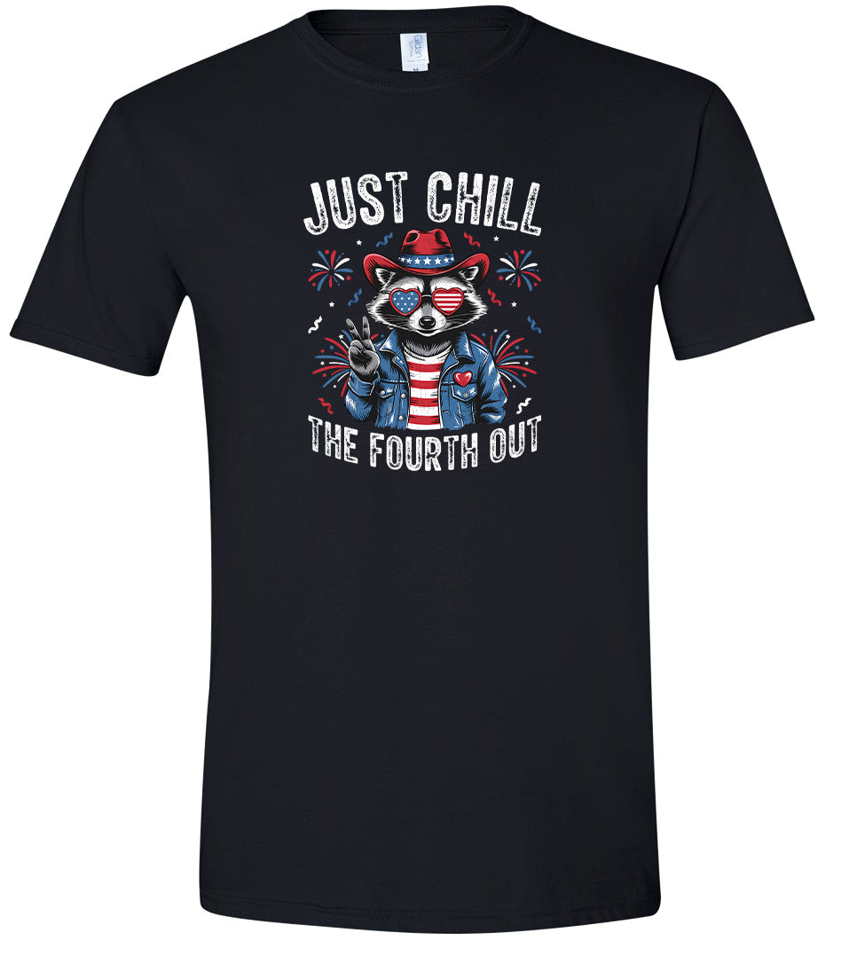 Chill the Fourth Out Adult Gildan Soft Shirt