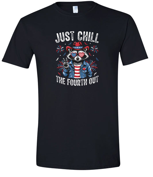 Chill the Fourth Out Adult Gildan Soft Shirt