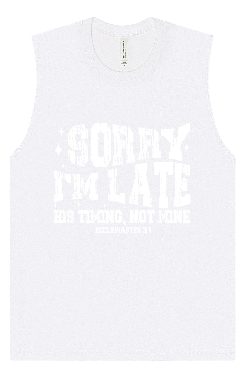 His Timing, Not Mine Muscle Tank