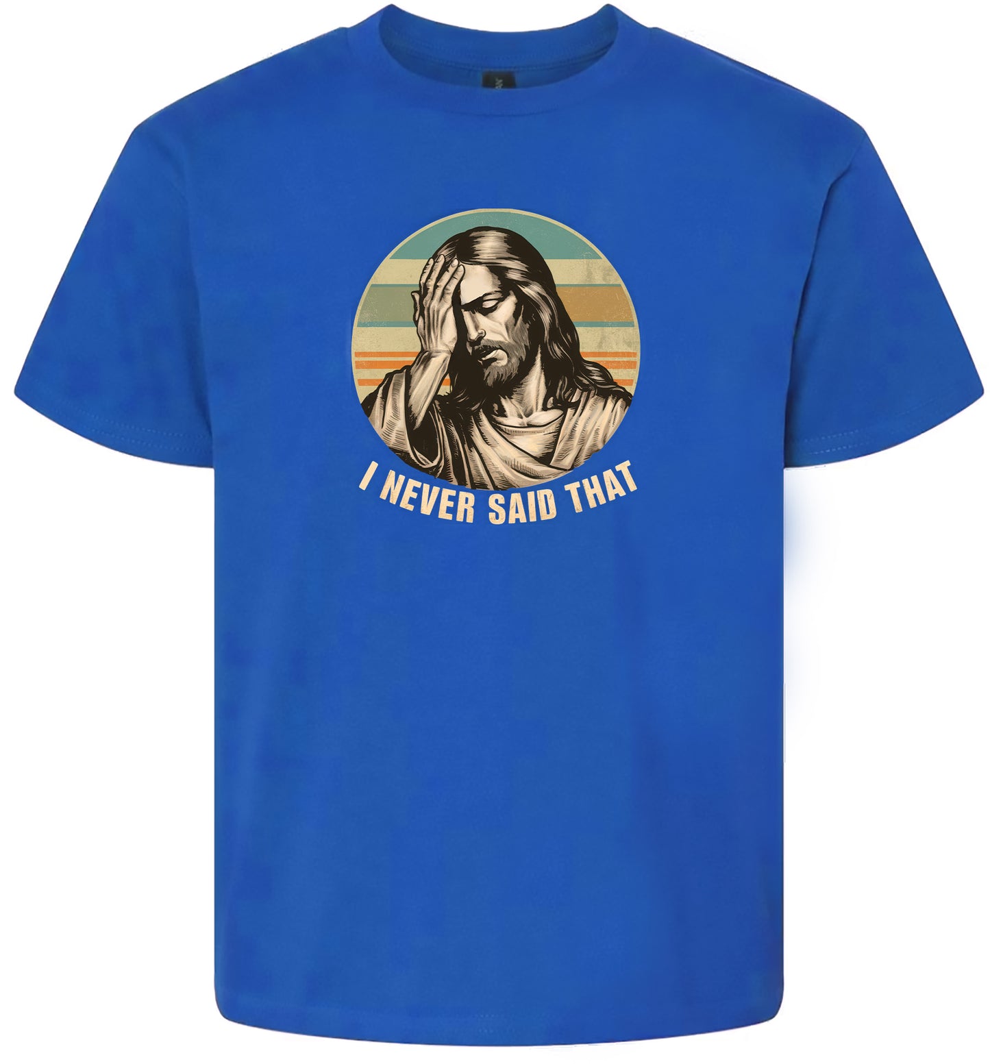 Jesus Never Said That Children's Gildan Soft Shirt