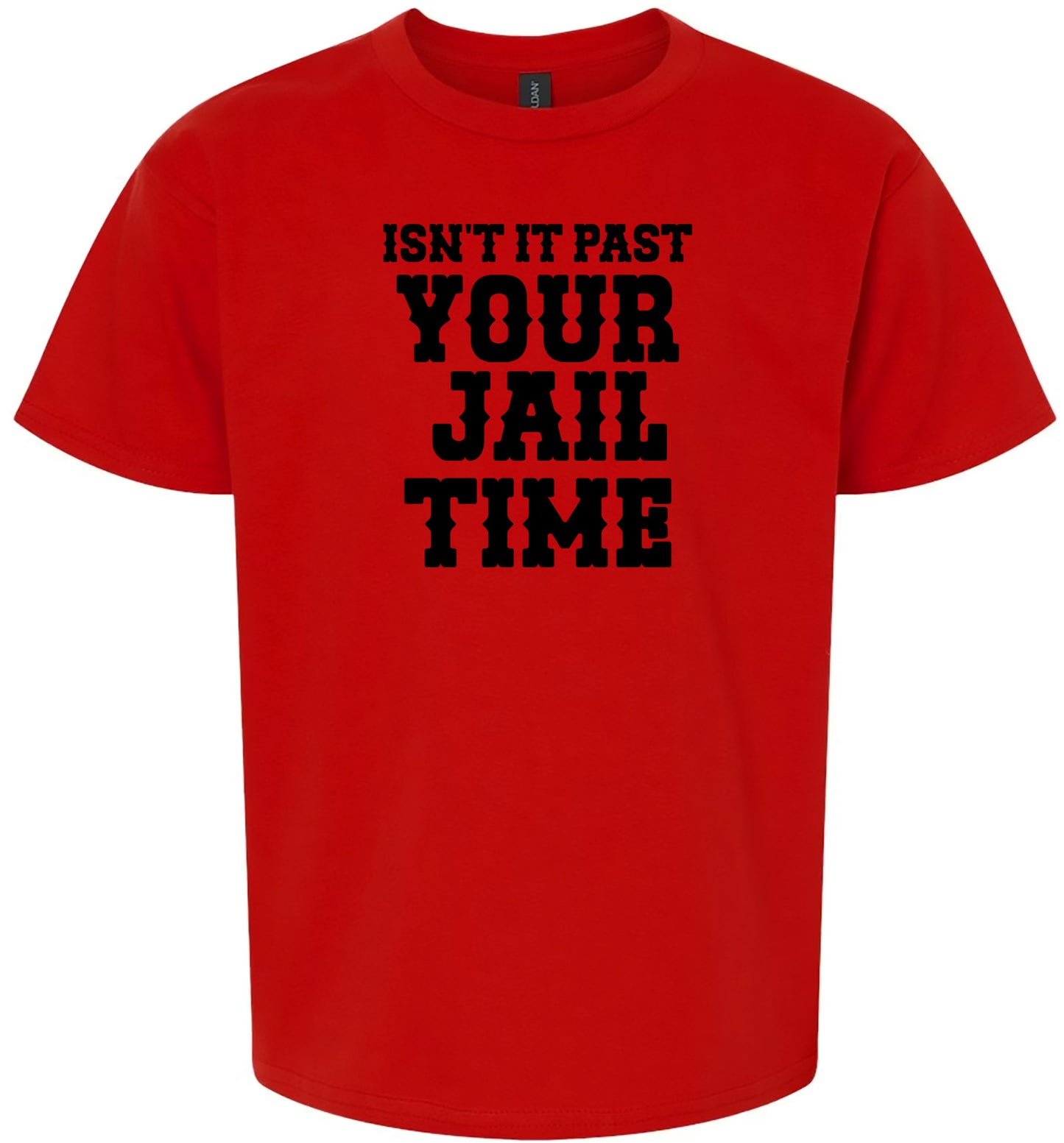 Past Your Jail Time Children's Gildan Soft Shirt