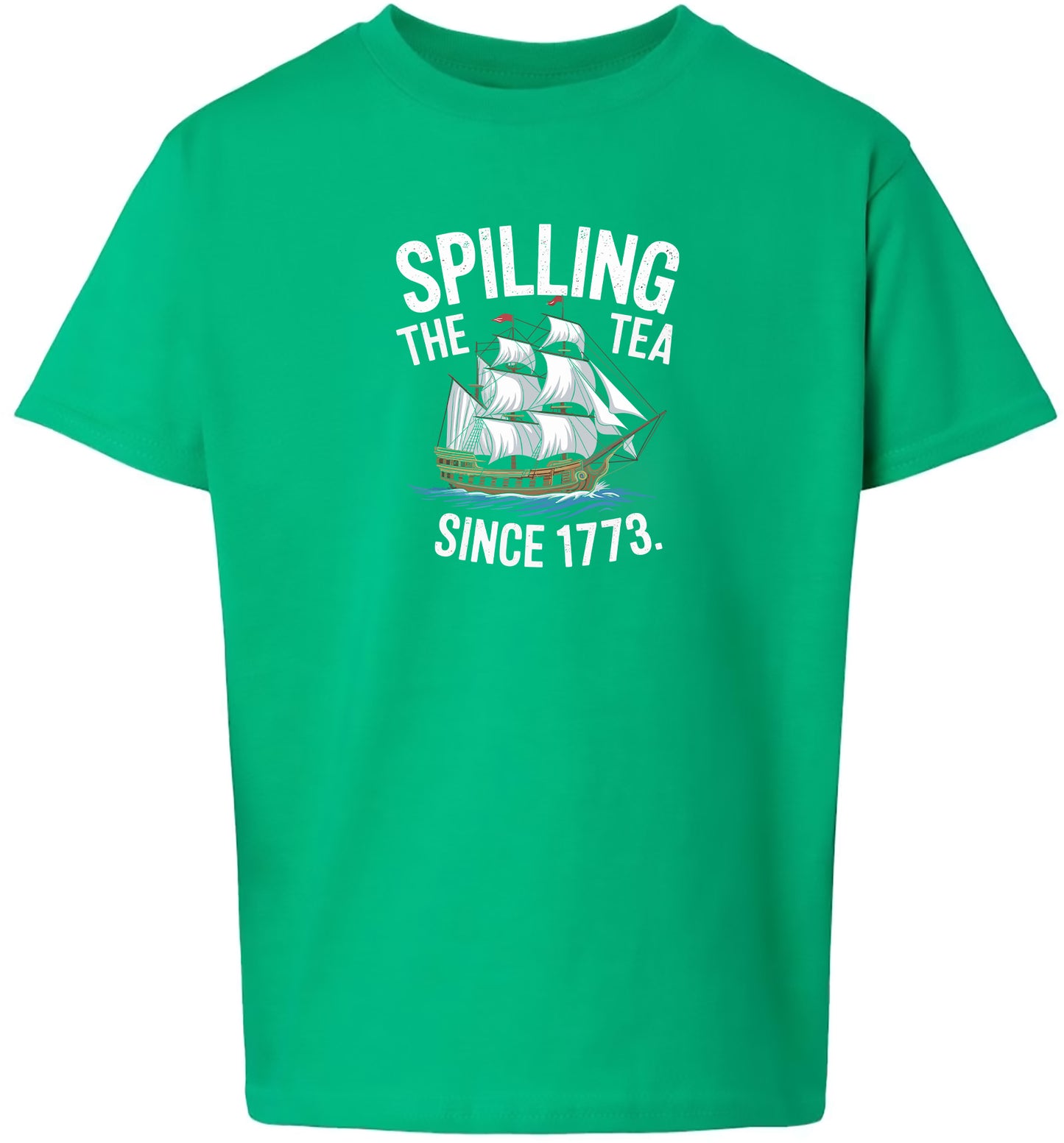 Spilling the Tea Since 1773 Children's Gildan Soft Shirt