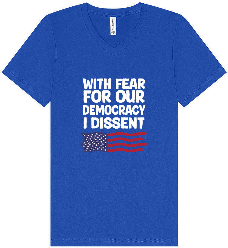 I Dissent Unisex V-Neck Shirt
