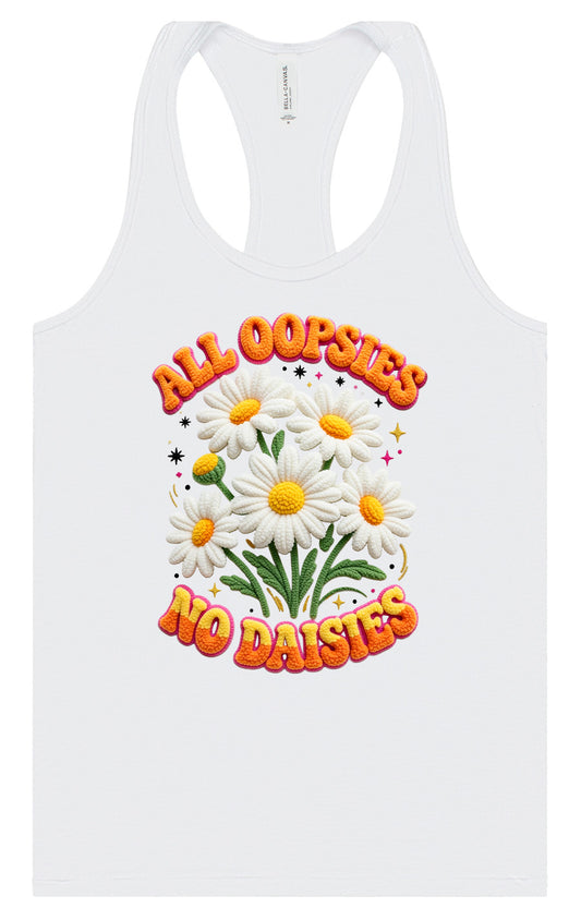 All Oopsies Women's Racerback Tank