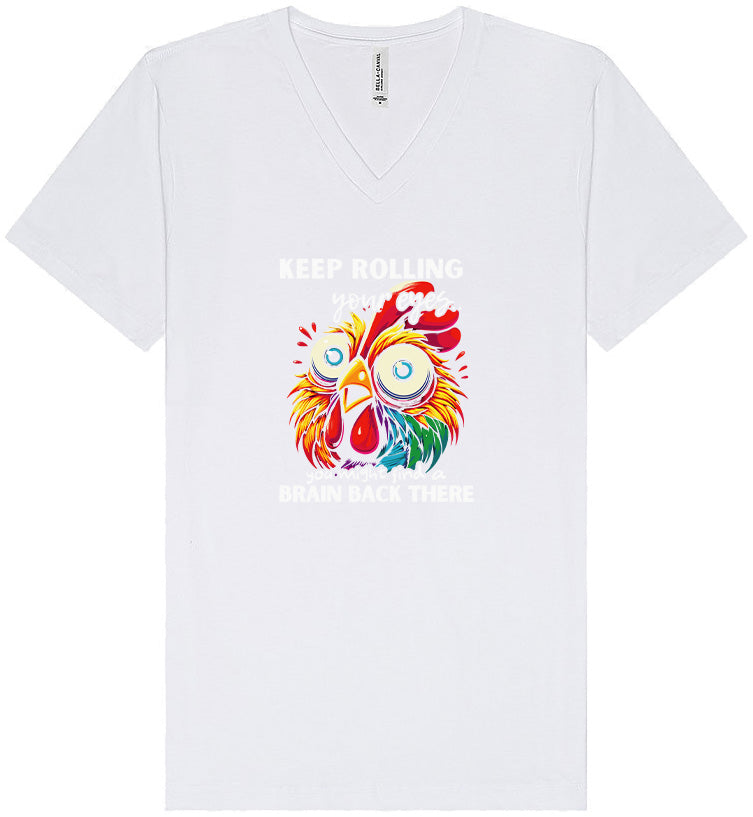 Chicken Brain Unisex V-Neck Shirt