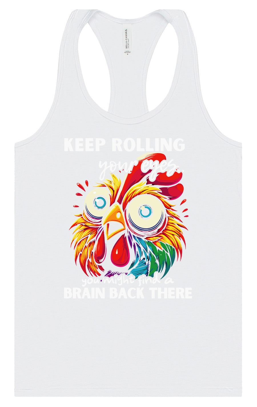 Chicken Brain Women's Racerback Tank