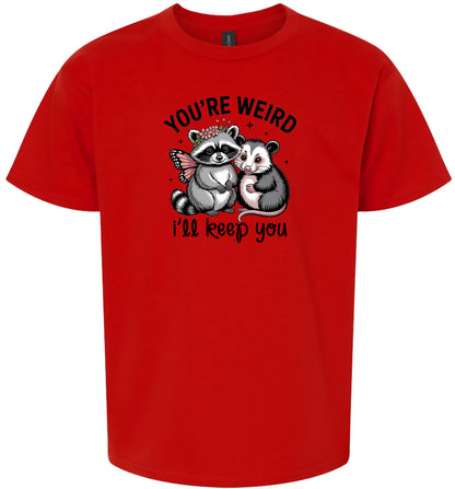 You're Weird Children's Gildan Soft Shirt
