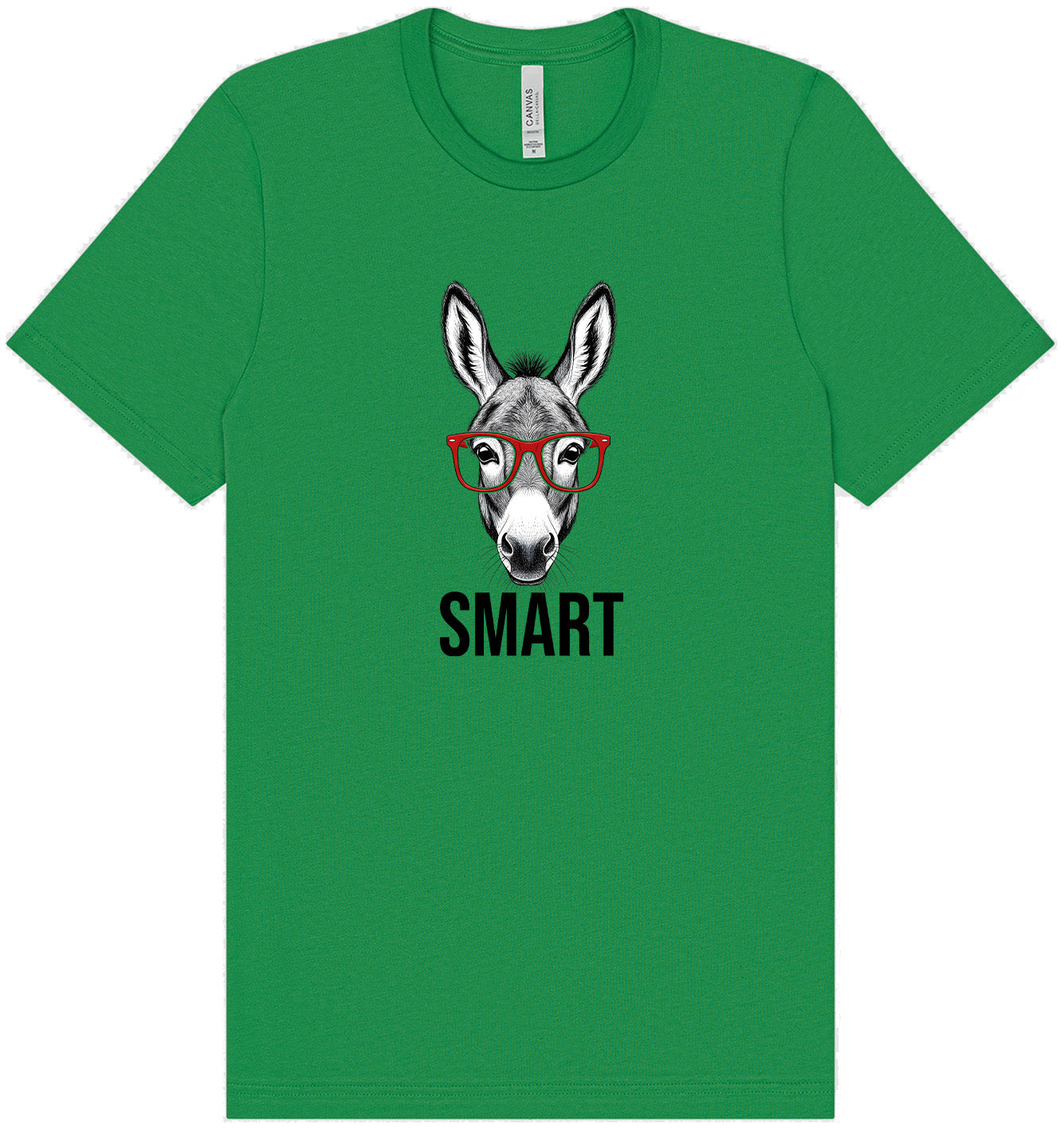 Smart Donkey Adult Bella Canvas Shirt
