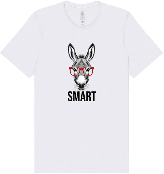 Smart Donkey Adult Bella Canvas Shirt