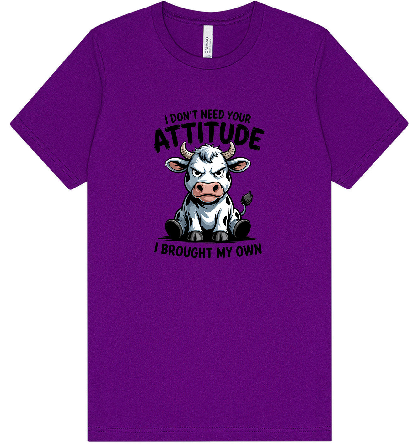 Don't Need Your Attitude Adult Bella Canvas Shirt