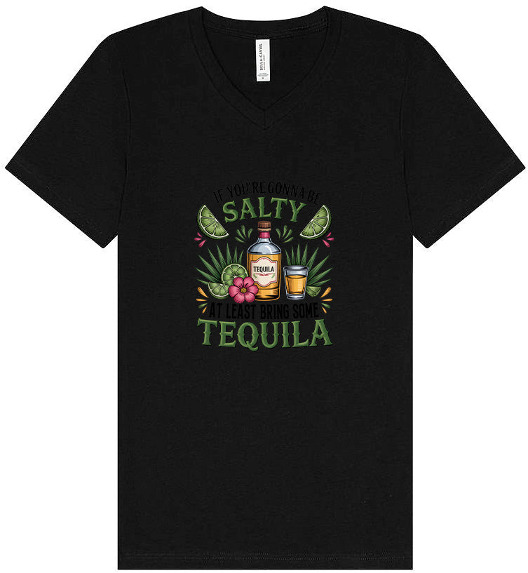 Bring Tequila Unisex V-Neck Shirt