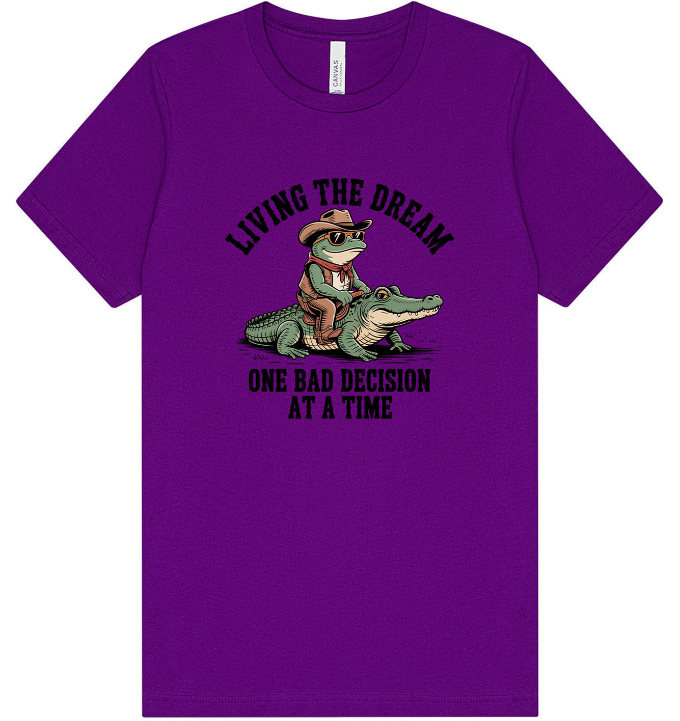 One Bad Decision Adult Bella Canvas Shirt