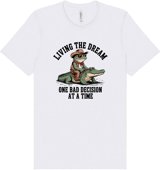 One Bad Decision Adult Bella Canvas Shirt