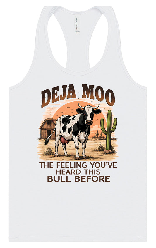 Deja Moo Women's Racerback Tank