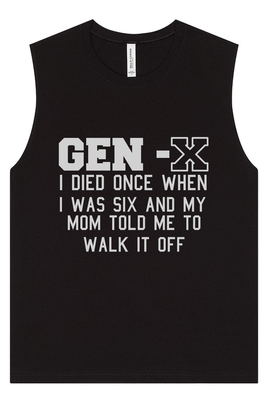 Gen X Walk it Off Muscle Tank