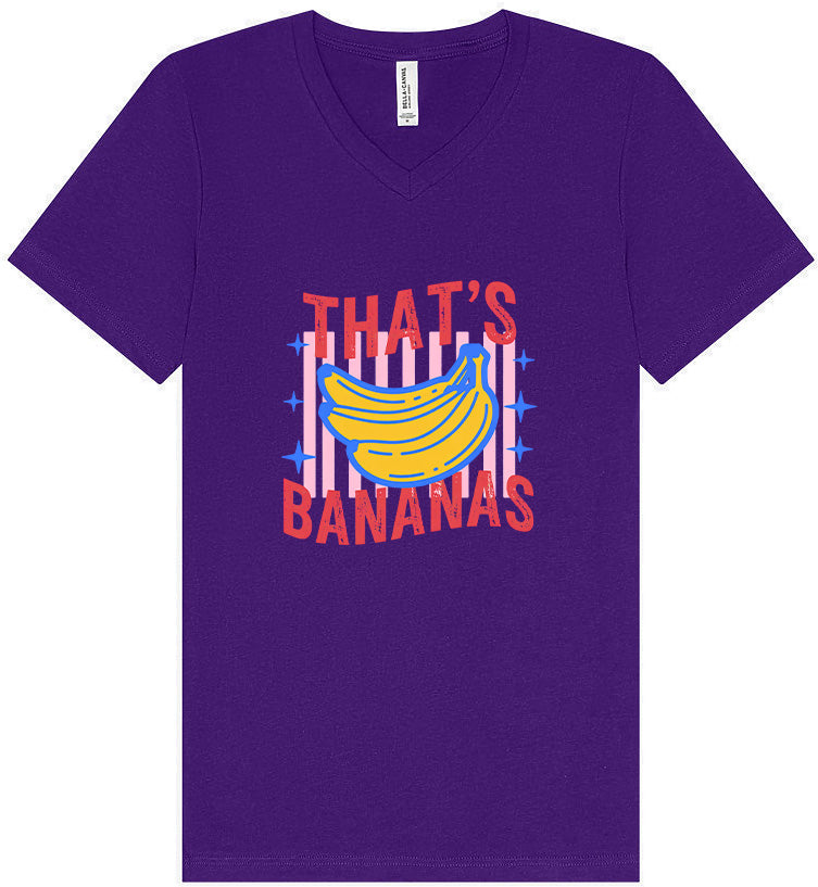 That's Bananas Unisex V-Neck Shirt