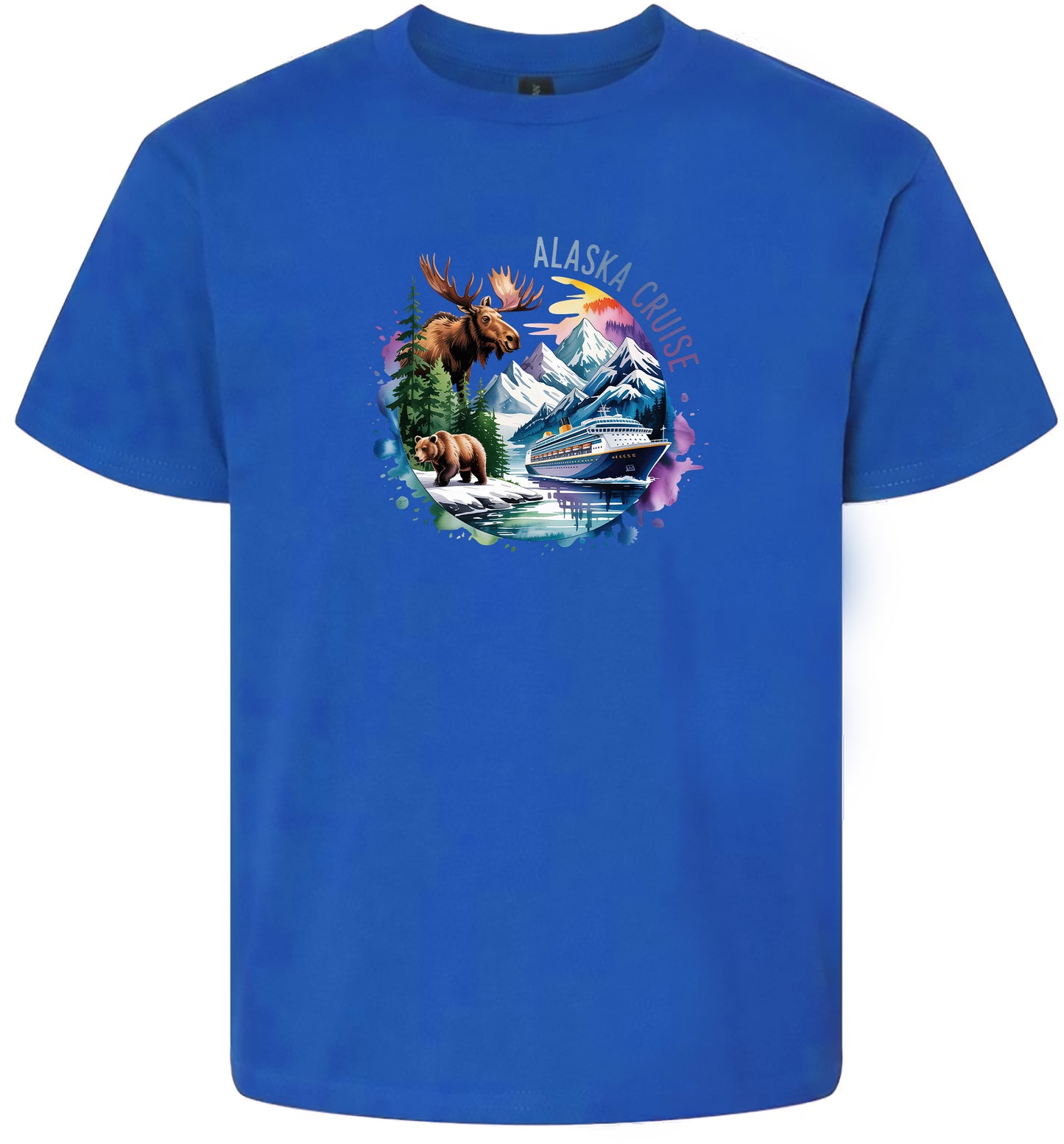 Alaska Cruise Children's Gildan Soft Shirt