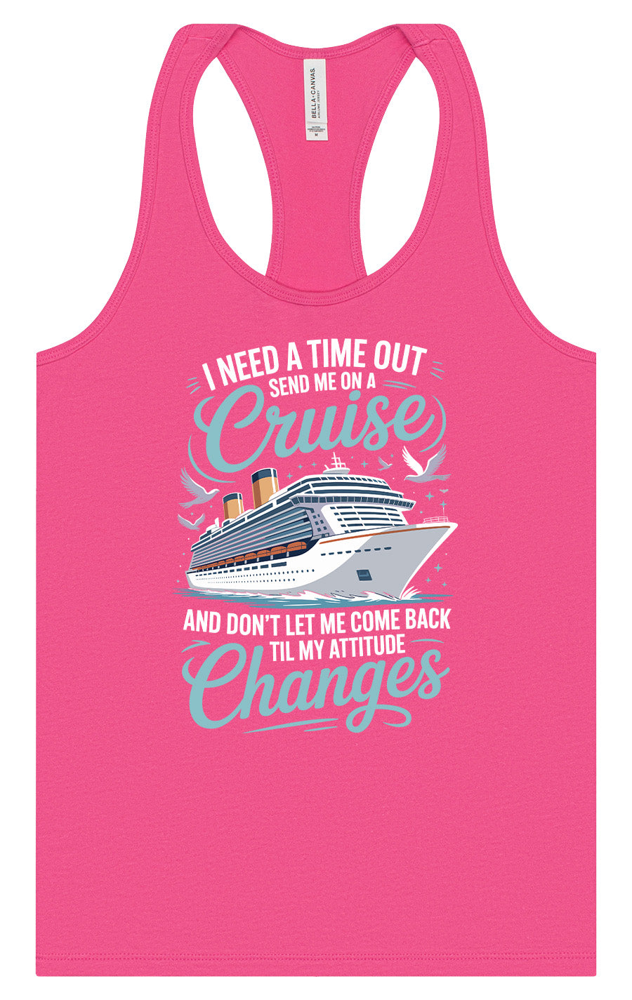 Send Me On A Cruise Women's Racerback Tank