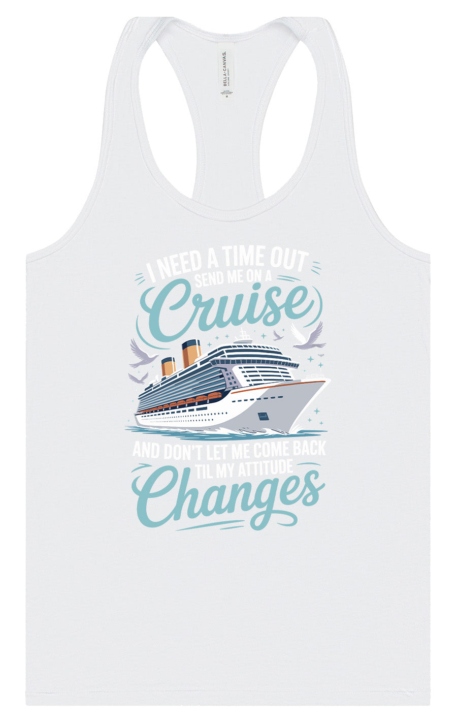 Send Me On A Cruise Women's Racerback Tank