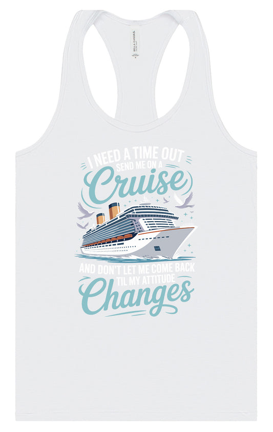 Send Me On A Cruise Women's Racerback Tank