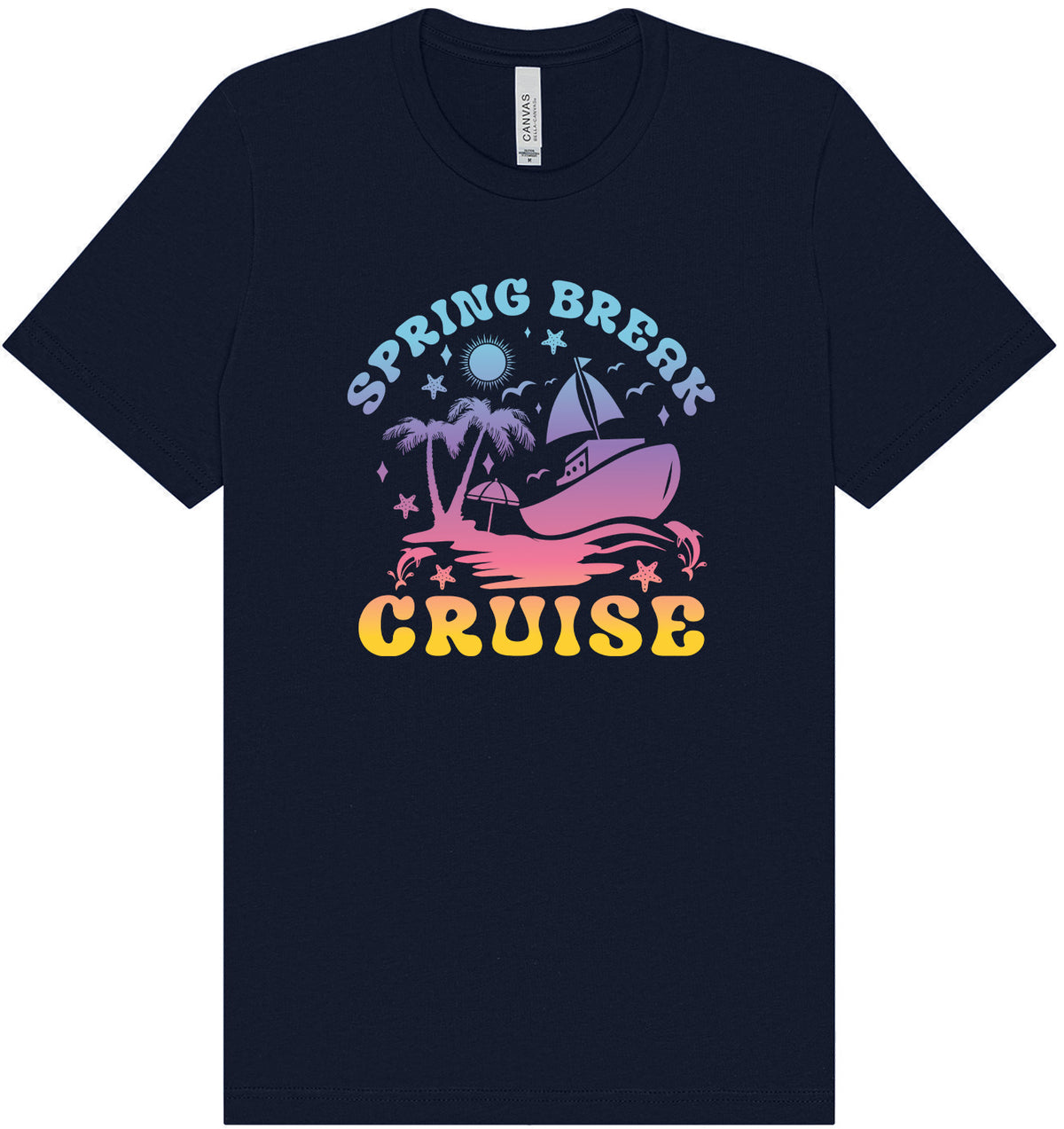Spring Break Apparial Spring Break Cruise Adult Bella Canvas Shirt – As You Wish Apparel