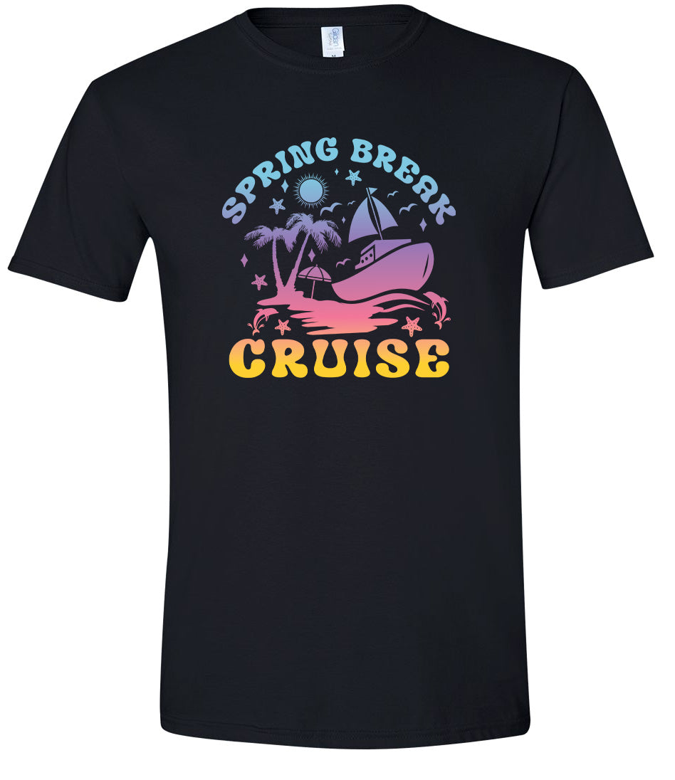 Spring Break Cruise Adult Gildan Soft Shirt
