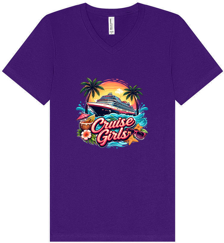 Cruise Girls Unisex V-Neck Shirt