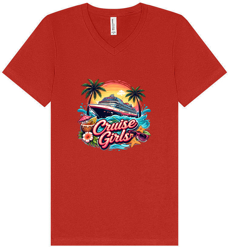 Cruise Girls Unisex V-Neck Shirt