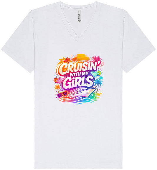 Cruisin' with My Girls Unisex V-Neck Shirt