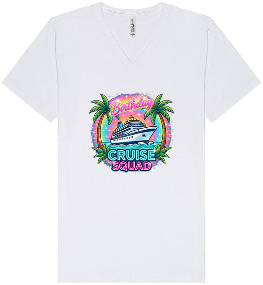 Birthday Cruise Squad Unisex V-Neck Shirt