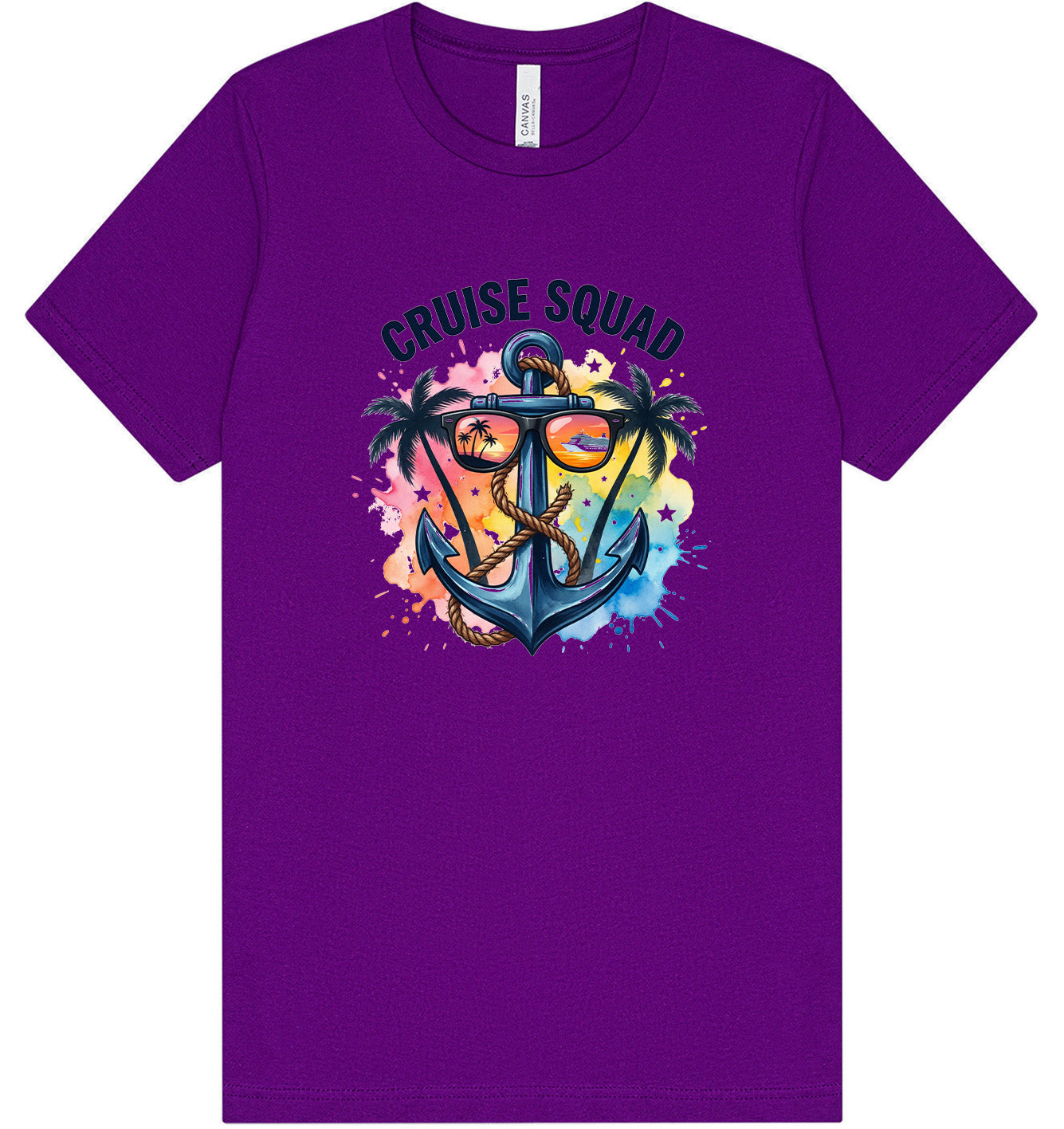 Anchored Cruise Squad Adult Bella Canvas Shirt